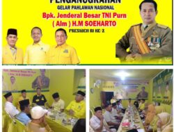 Tasyakuran Golkar Tanggamus atas Gelar Pahlawan Pembangunan untuk Jendral Besar TNI HM. Soeharto