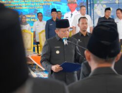 36 Pejabat OKU Timur Dilantik, Bupati Enos: Jabatan Adalah Amanah Rakyat