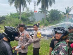 Pondok Kayu di Lorong Saputra Ludes Terbakar, Kerugian Capai Rp25 Juta