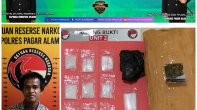 Gerebek Kamar Hotel, Polisi Gagalkan Pengiriman Narkoba Lintas Kota Hampir 1 Kilogram