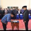 197 PNS OKU Timur Dilantik, Bupati Enos Tegaskan Pengabdian Ikhlas dan Tanpa Diskriminasi