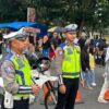 Polres OKU Amankan CFD Baturaja, Kasat Lantas Pimpin Langsung Pengamanan