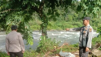 Polsek Ulu Ogan Pantau Ketat Debit Air Sungai, Warga Bantaran Diimbau Siaga Banjir dan Longsor