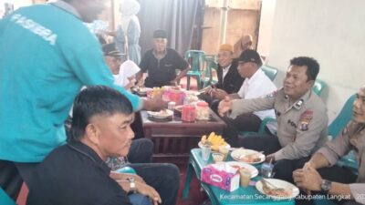 Polisi Sambangi Hajatan, Perkuat Sinergi Kamtibmas di Langkat