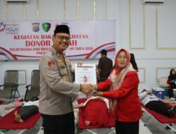 Kapolres Langkat Pimpin Donor Darah Hari Bhayangkara ke-80, Wujud Kepedulian Polri untuk Masyarakat