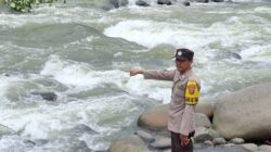 Polsek Ulu Ogan Patroli Debit Sungai, Antisipasi Banjir Dini