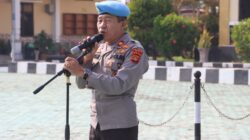 Propam Polres OKU Gelar Pengawasan Dadakan: Cek Absensi Personel saat Apel Dalmas