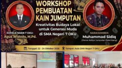SMAN 7 OKU Gelar Workshop, Kreativitas Budaya Lokal Untuk Generasi Muda di SMA Negeri 7 OKU